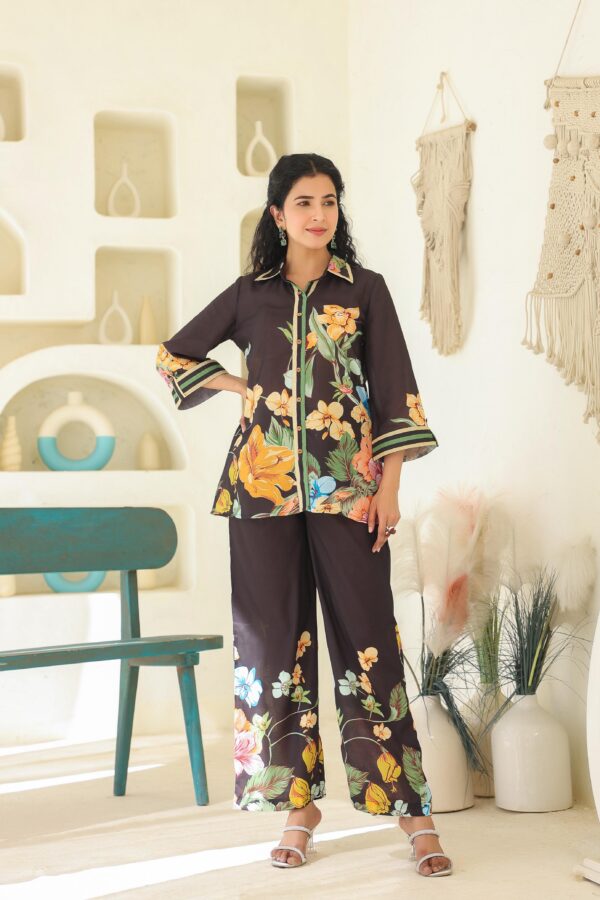 Floral Elegance Cotton Co-ord Set - Image 13