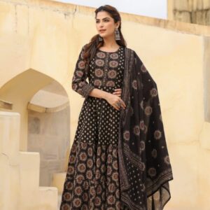 Cotton Anarkali Suit