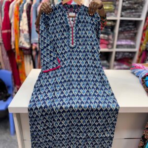 Summer Cotton Embroidered Kurta