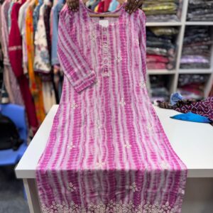 Summer Cotton Embroidered Kurta