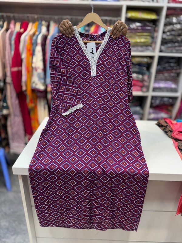Summer Cotton Straight Kurta