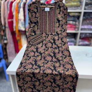 Summer Cotton Embroidered Kurta