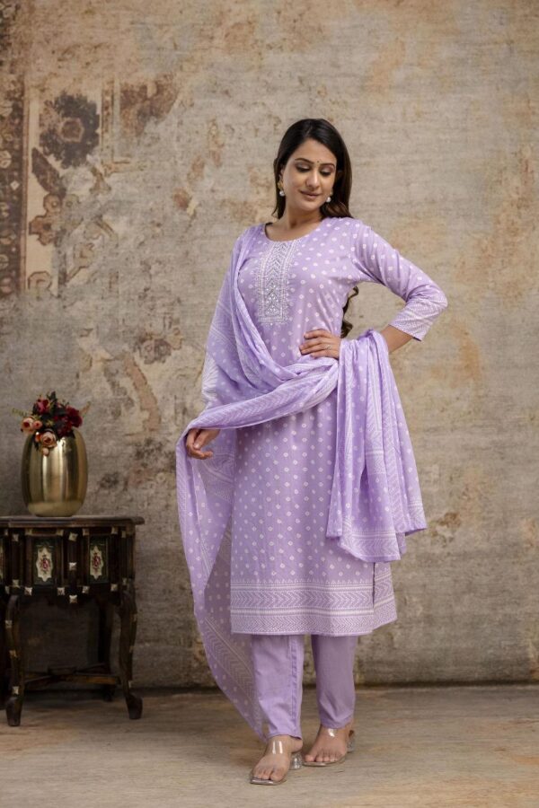 Summer Breeze Cotton Kurta Set - Image 6