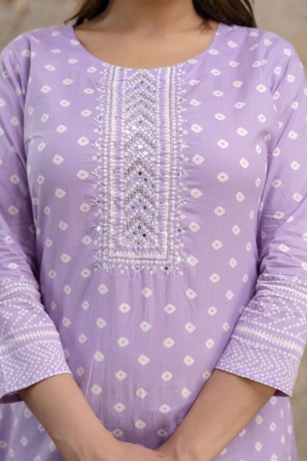 Summer Breeze Cotton Kurta Set - Image 7