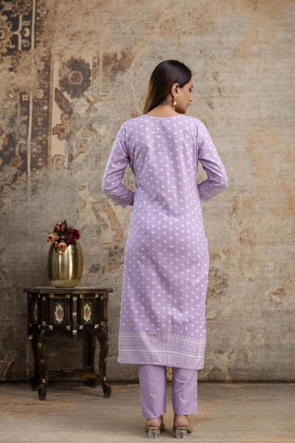 Summer Breeze Cotton Kurta Set - Image 8