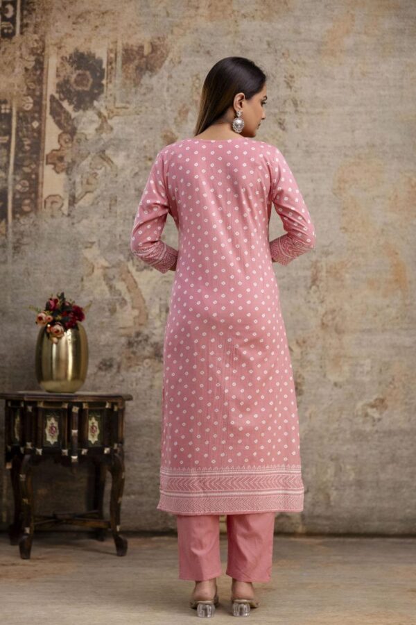 Summer Breeze Cotton Kurta Set - Image 3