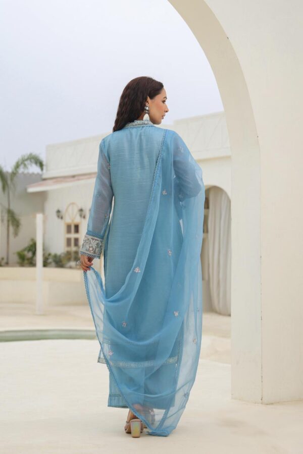 Festive Premium Gold Crush Fabric Suit - Image 7