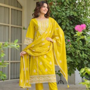 Elegant Designer Cotton Kurta Set