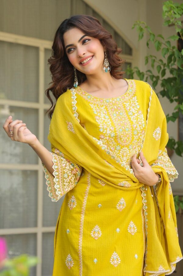 Elegant Designer Cotton Kurta Set - Image 6