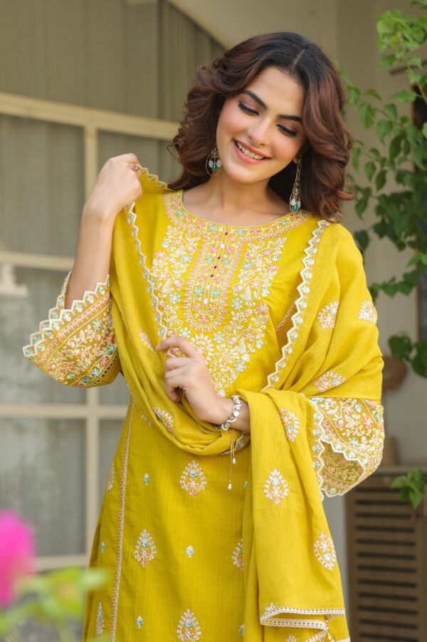 Elegant Designer Cotton Kurta Set - Image 8