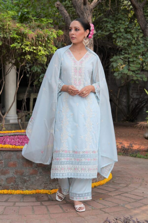 Elegant Mul Cotton Designer Suit - Image 4