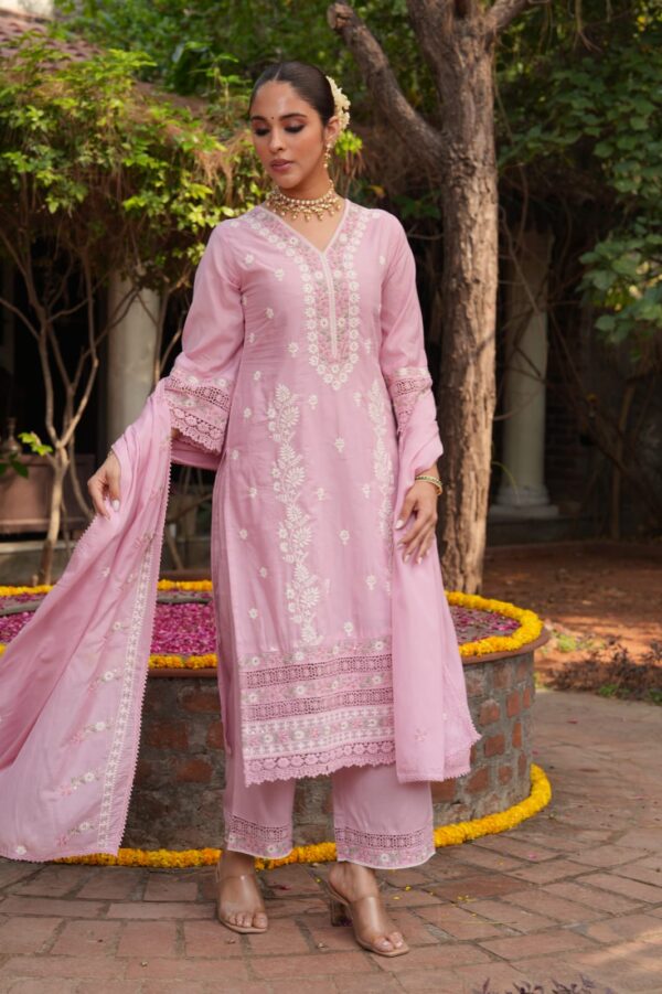 Elegant Mul Cotton Designer Suit - Image 3