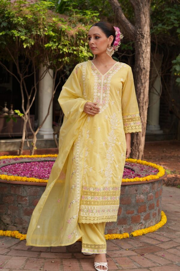 Elegant Mul Cotton Designer Suit - Image 5