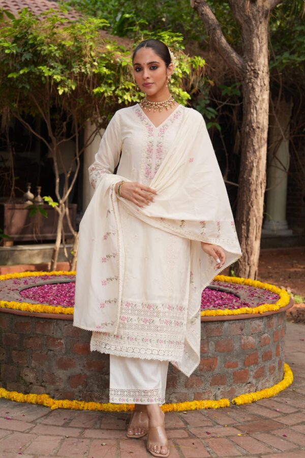 Elegant Mul Cotton Designer Suit - Image 2