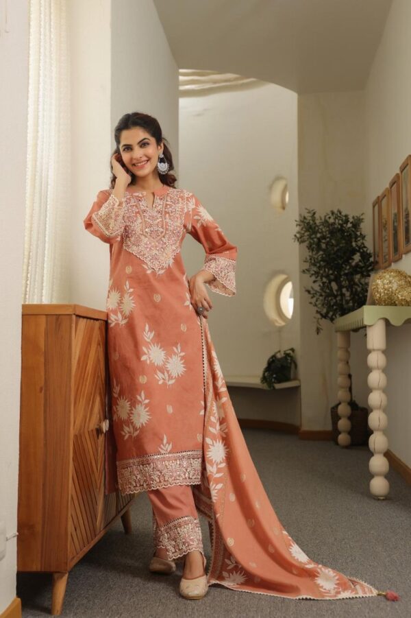 Elegant Cotton Designer Suit