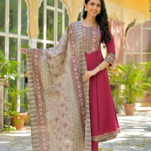 Embellished Cotton 3PC Kurta Set