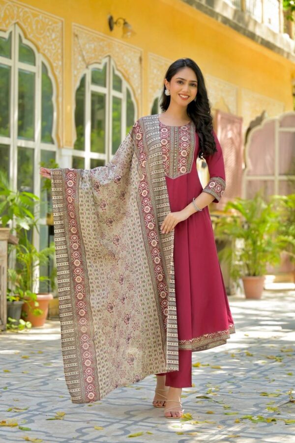 Embellished Cotton 3PC Kurta Set
