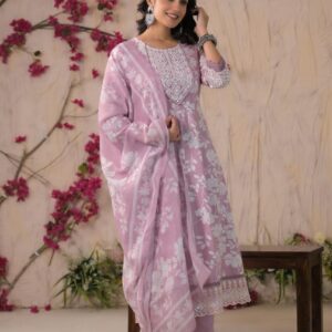 Heavy Rayon Anarkali Set