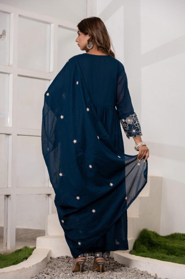 Elegant Heavy Flared Anarkali Gown - Image 2