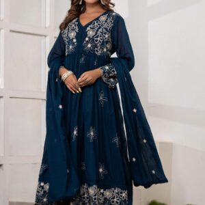 Elegant Heavy Flared Anarkali Gown