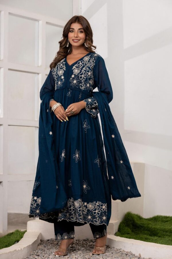 Elegant Heavy Flared Anarkali Gown