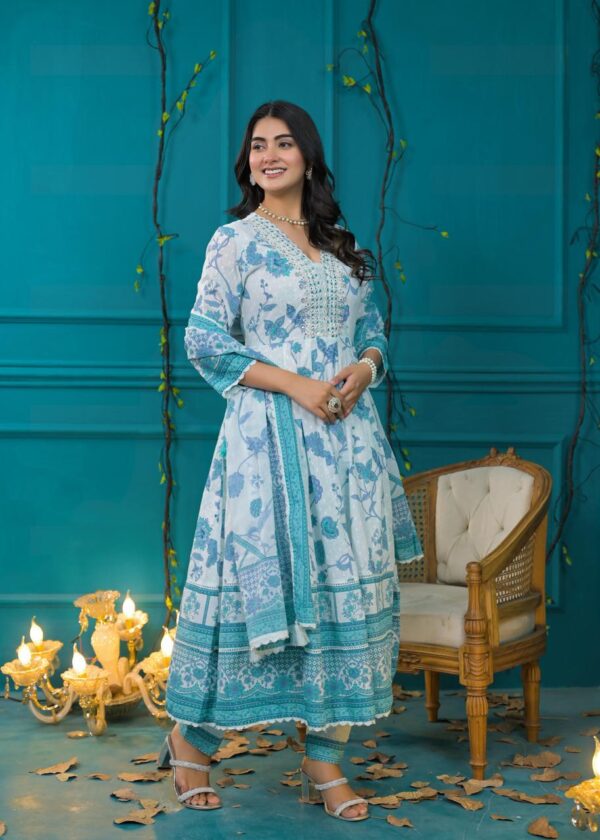 Premium  Flared Anarkali Gown - Image 5