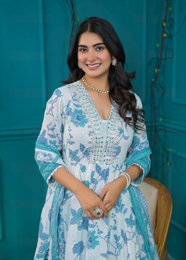 Premium  Flared Anarkali Gown - Image 6