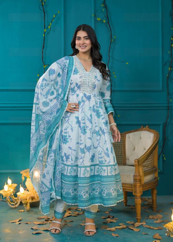 Premium  Flared Anarkali Gown - Image 7