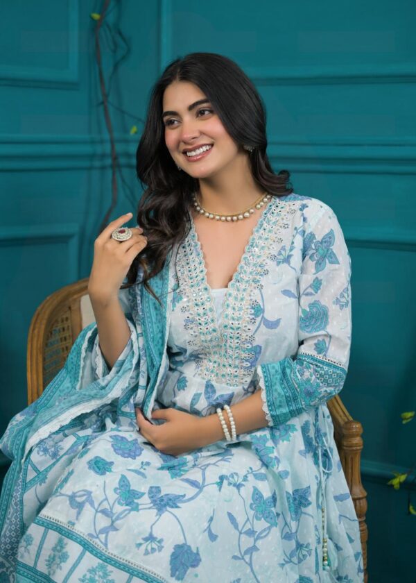 Premium  Flared Anarkali Gown - Image 10