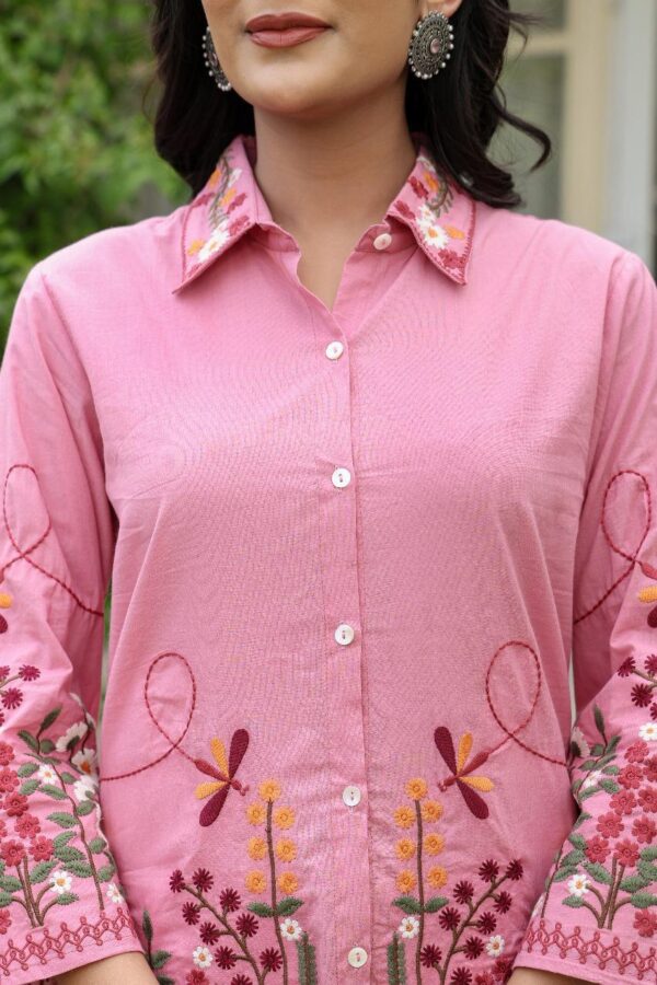 Premium Mul Cotton Front Open Cord Sets - Image 6