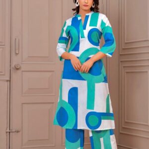 Premium Cotton Digital Prints Cord Set