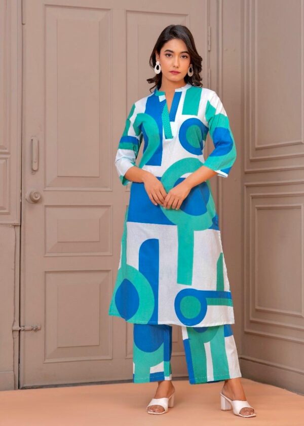 Premium Cotton Digital Prints Cord Set