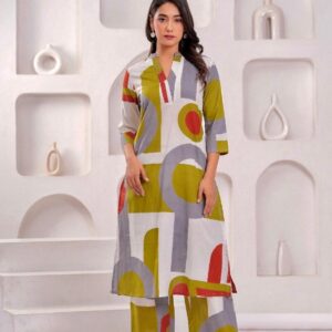 Premium Cotton Digital Prints Cord Set