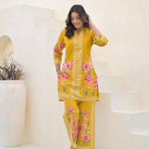 Premium Cotton Floral Cord Sets