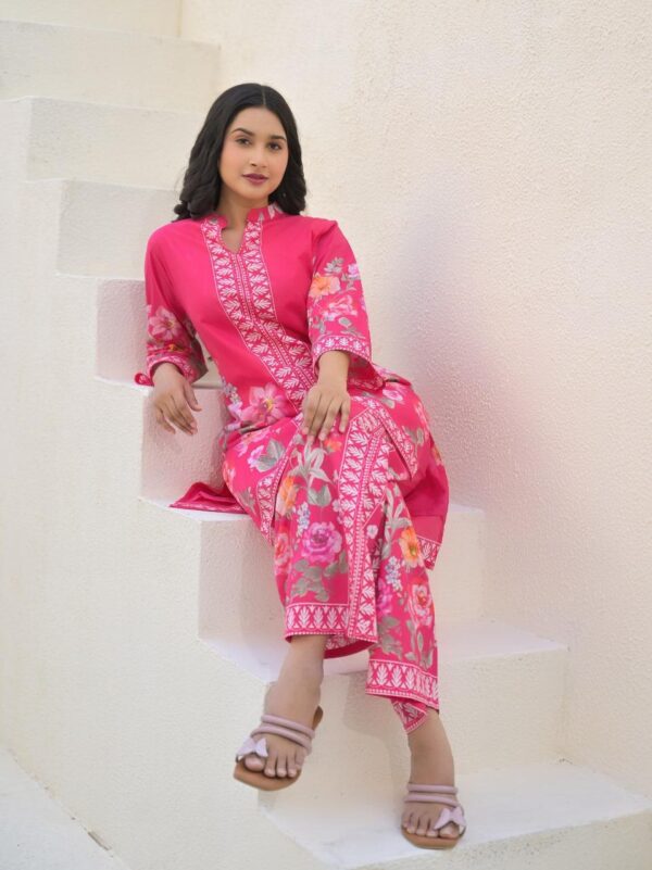 Premium Cotton Floral Cord Sets - Image 2