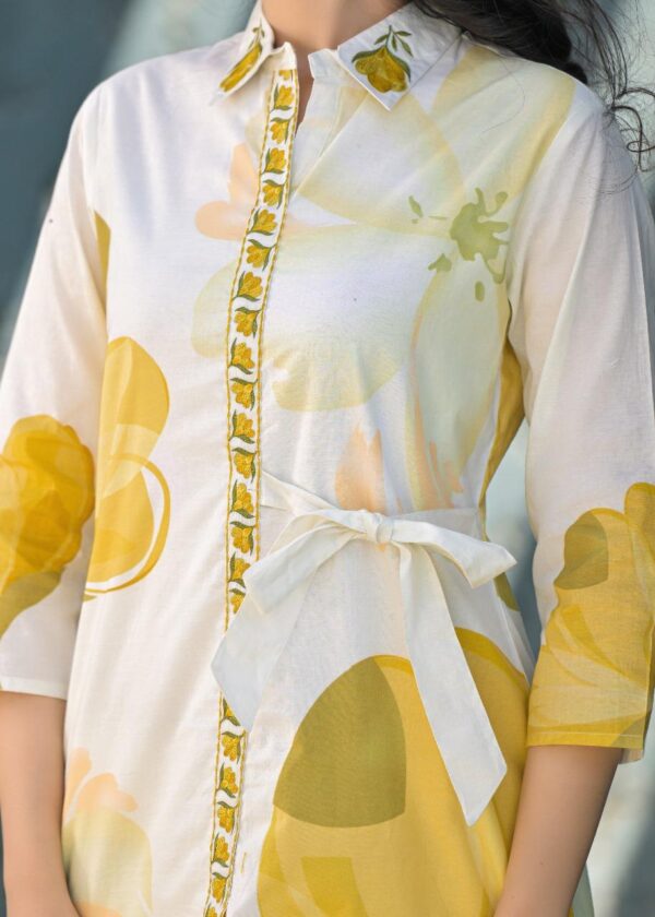 Designer Floral Print Cord Set - Image 2
