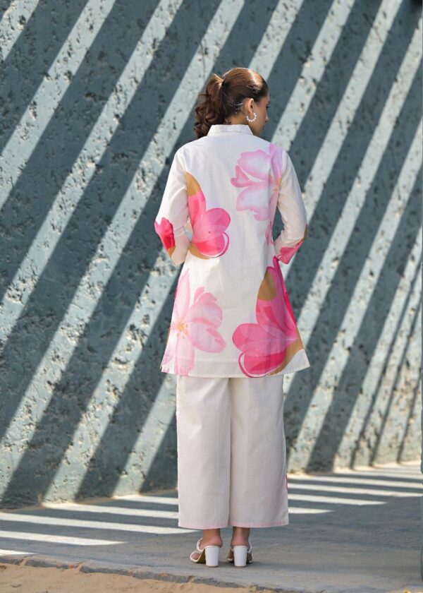 Elegant Floral Print Cord Set - Image 5