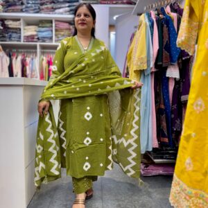 Premium Cotton  A-line Kurta