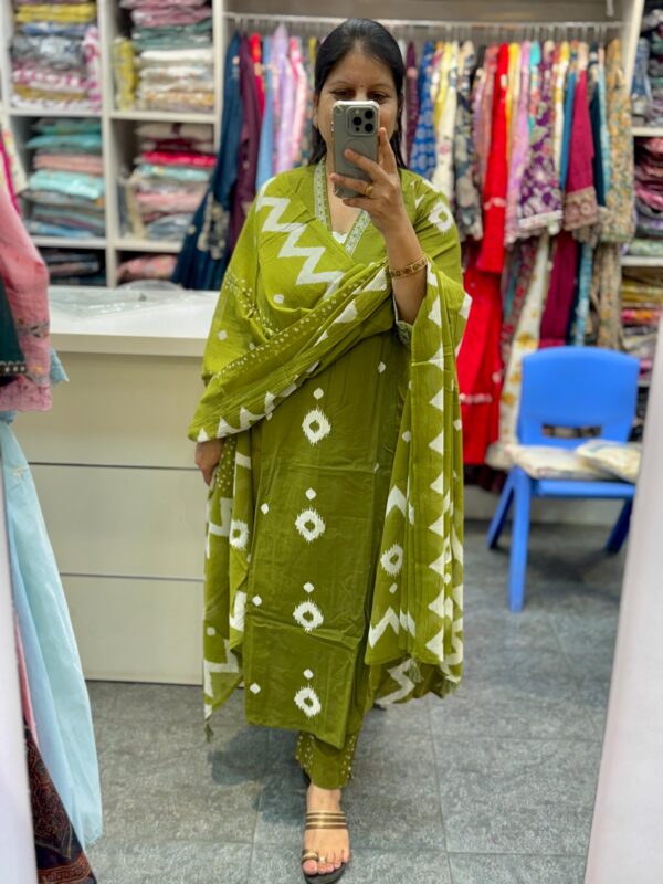 Premium Cotton  A-line Kurta - Image 2