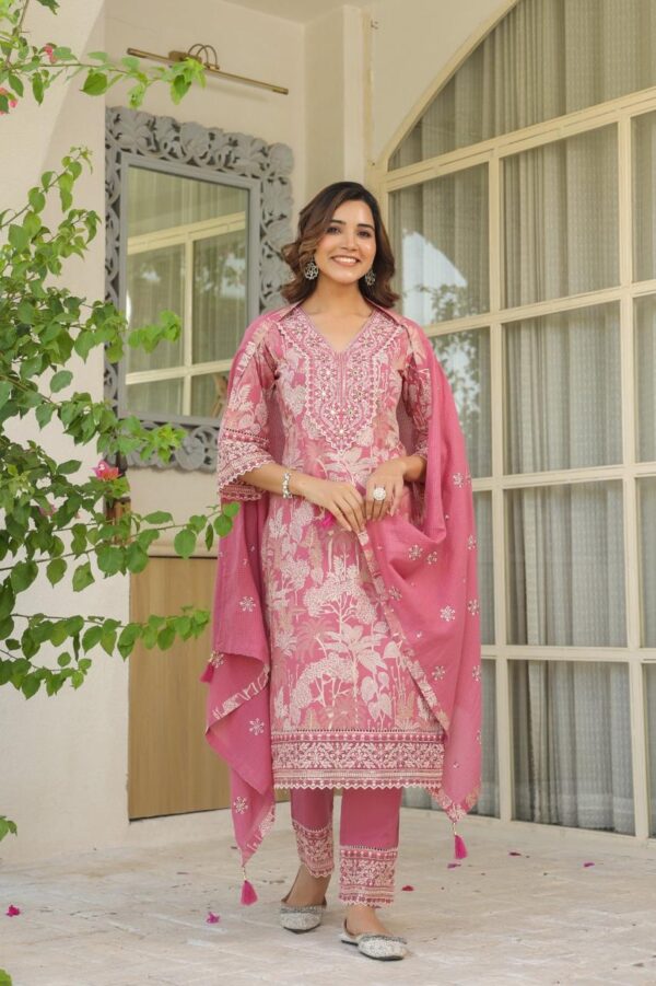 Premium Cotton Designer 3pc Kurta