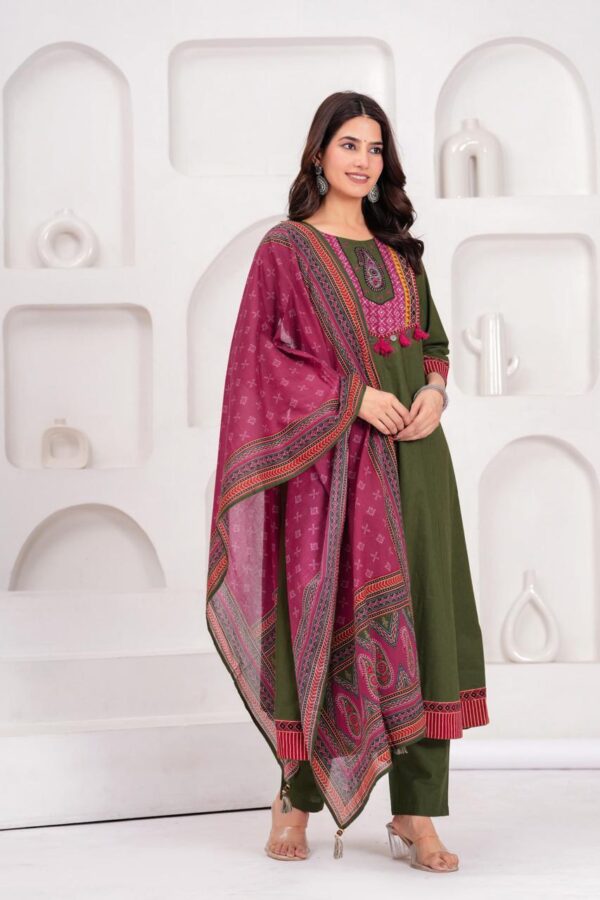 Premium Cotton  Anarkali Kurta - Image 3