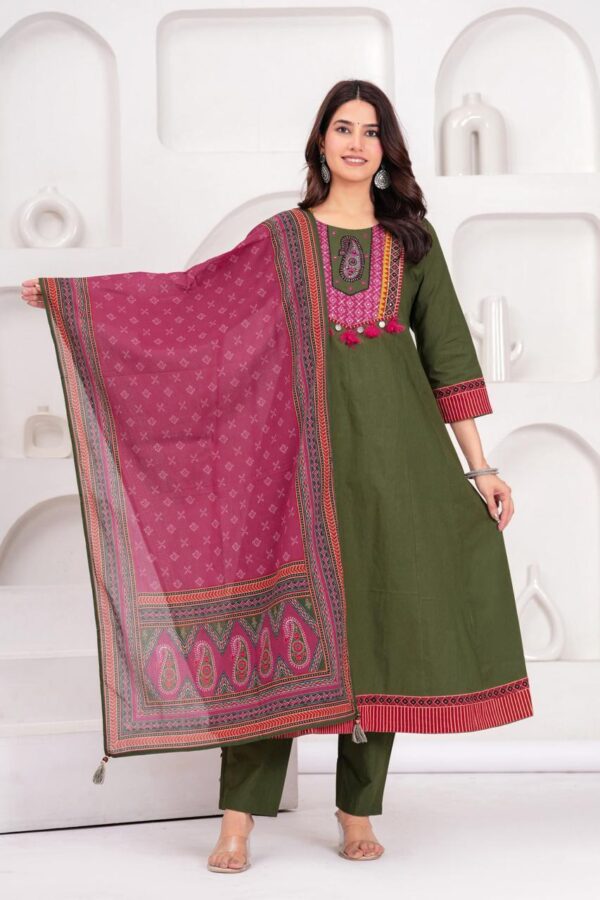 Premium Cotton  Anarkali Kurta - Image 5