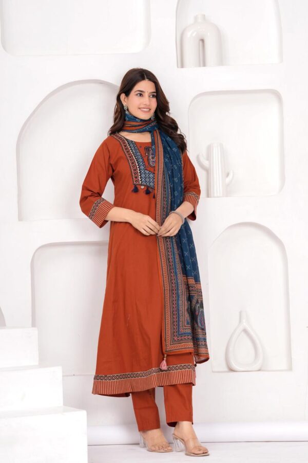 Premium Cotton  Anarkali Kurta - Image 2