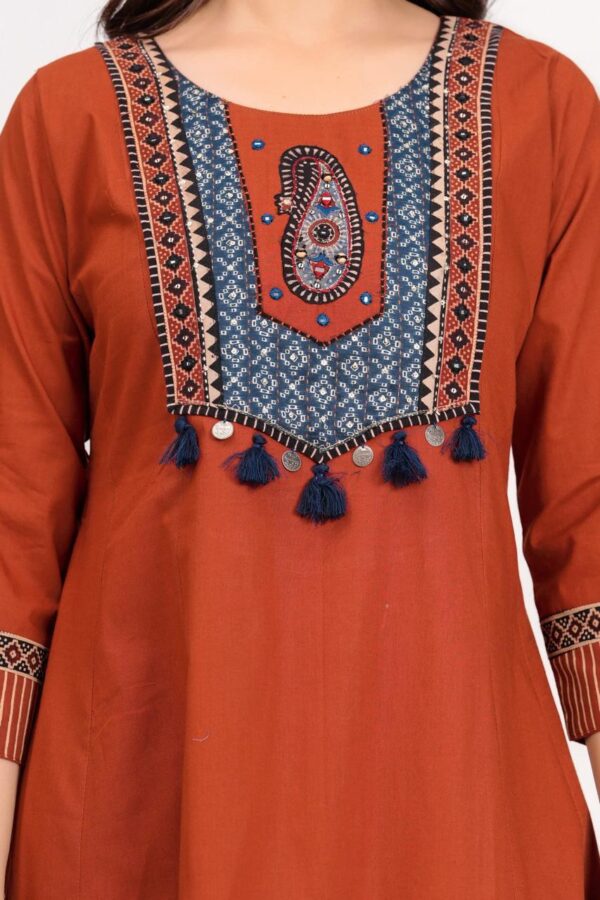 Premium Cotton  Anarkali Kurta - Image 3