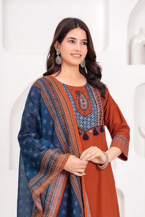 Premium Cotton  Anarkali Kurta - Image 4