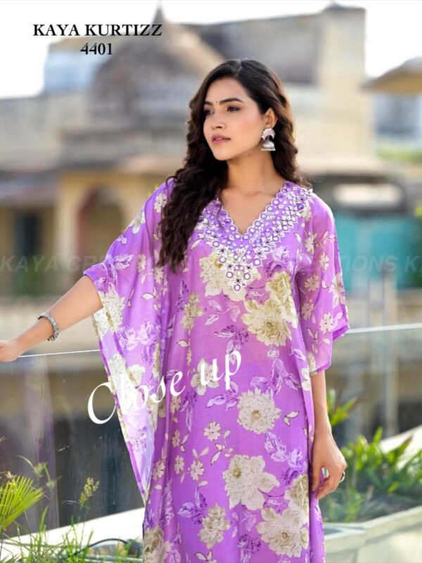 Premium Muslin Kaftan Set - Image 2