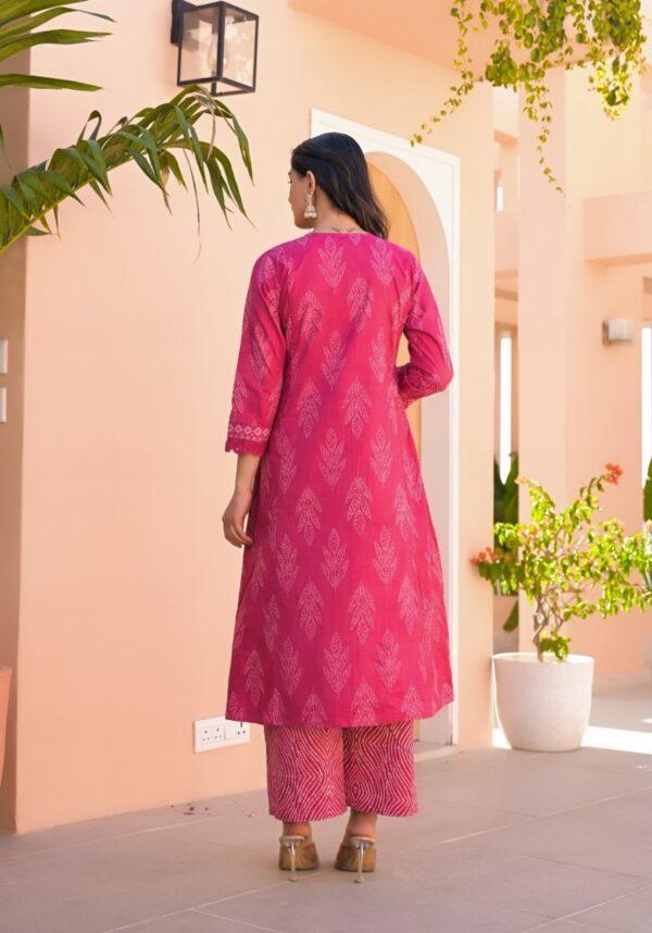 Premium Cotton A-Line Dress - Image 7