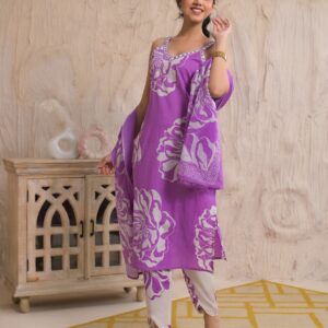 Premium Cotton Floral Print  Kurti