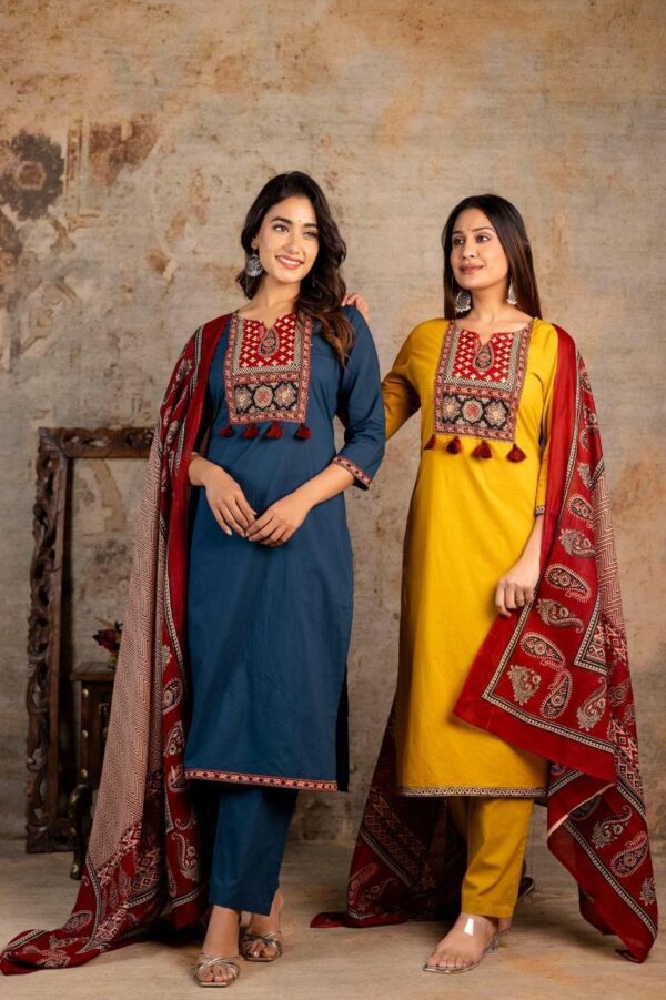 Premium Cotton  Block Printed Set