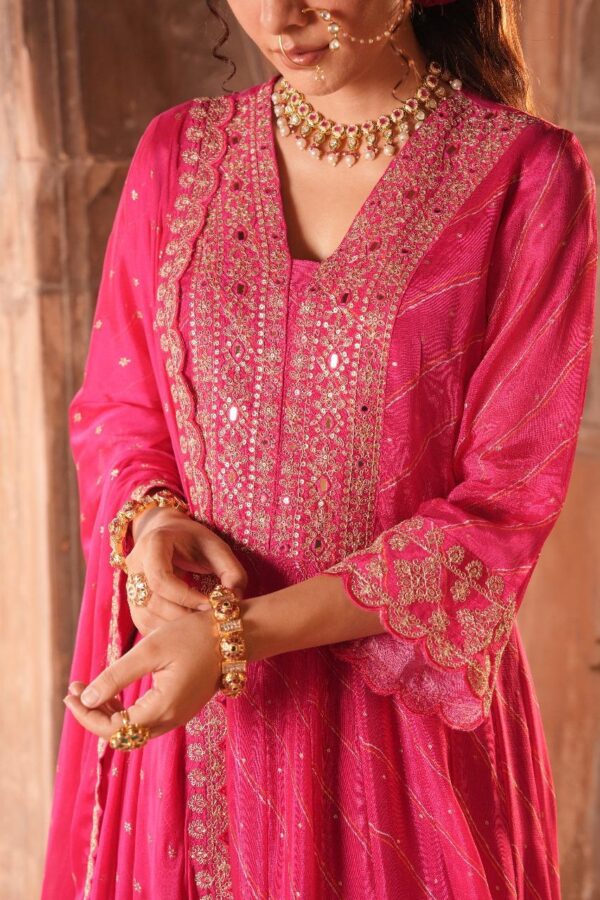 Pure Chinon  Anarkali - Image 7